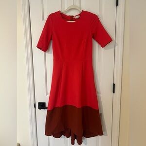 Poden Vibrant Red Dress